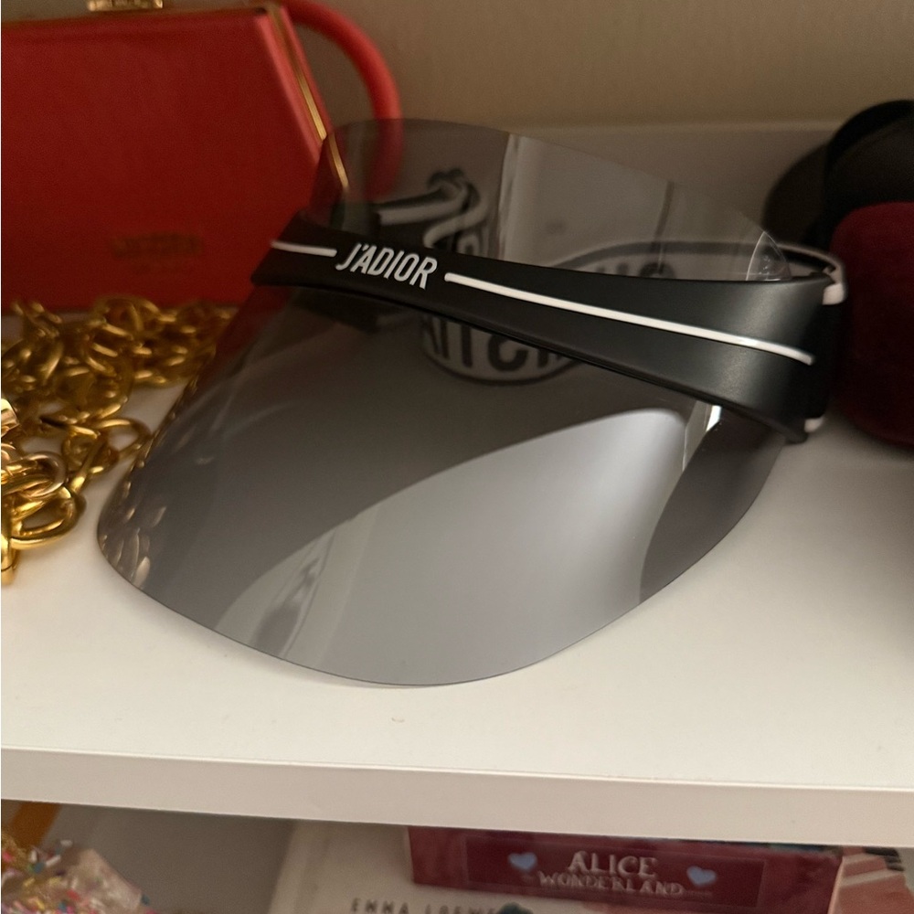 Dior J'Adior Black and Gray Visor